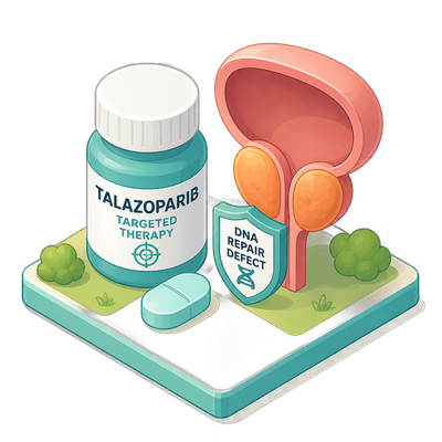 Talazoparib trial moves a targeted prostate cancer drug to an earlier stage
