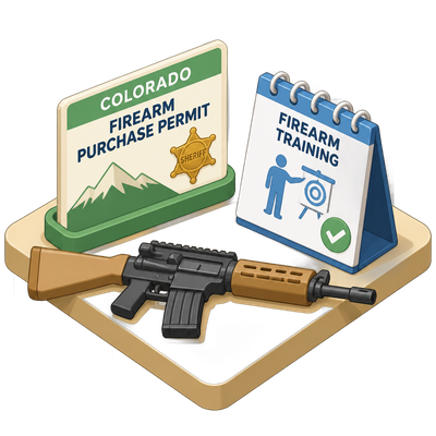 Colorado requires a permit and training to buy many semiautomatic guns