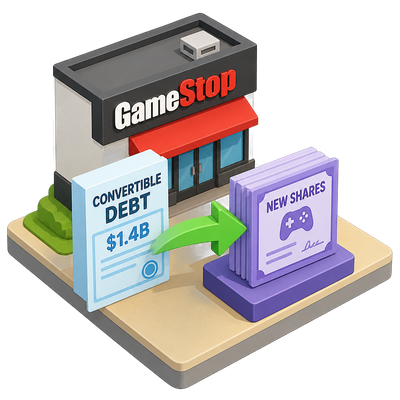 GameStop swaps convertible debt for stock in balance-sheet overhaul