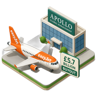 Apollo agrees to take easyJet private in £5.7 billion deal