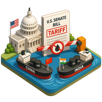 Congress moves to tariff the biggest buyers of Russian oil