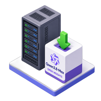 Alibaba releases Qwen3.8-Max as open weights, matching US model pricing