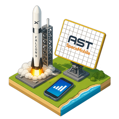AST SpaceMobile builds its BlueBird satellite phone network