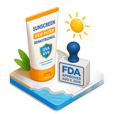 US clears first new sunscreen filter in over two decades