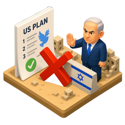 Netanyahu rejects US-backed Gaza plan that Hamas accepted