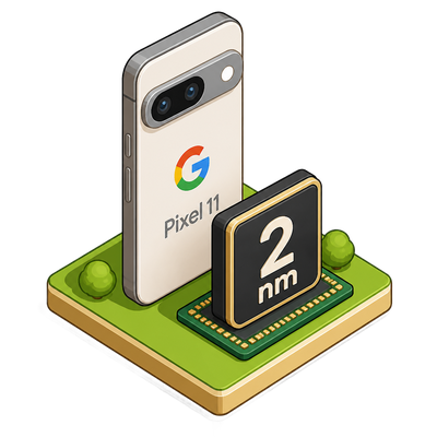Google reaches 2-nanometer phone chip before Apple with Pixel 11