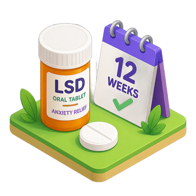 LSD-based pill clears late-stage anxiety trial