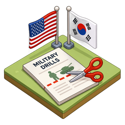 Trump orders cuts to US-South Korea military drills