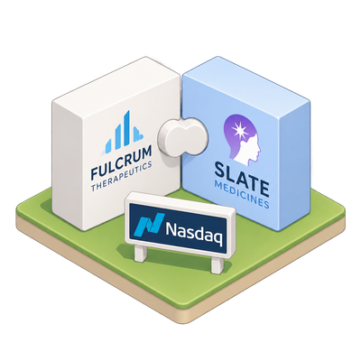 Slate Medicines merges with Fulcrum Therapeutics to reach Nasdaq