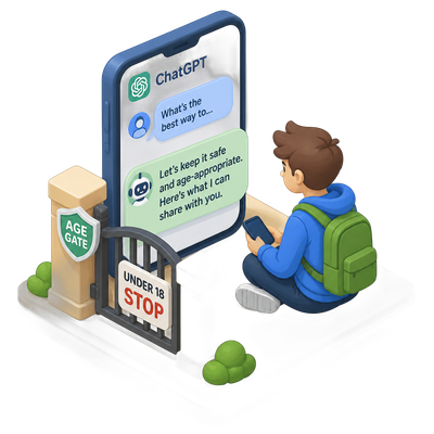 AI chatbot makers build age gates for minors under legal pressure