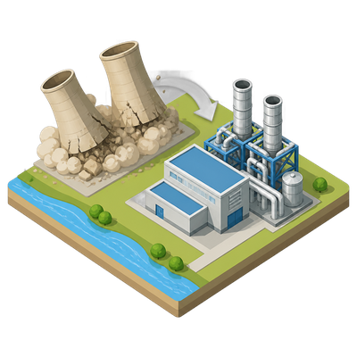 JEA builds a gas plant on the bones of its old coal plant