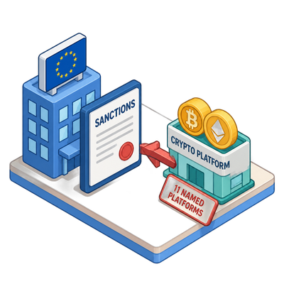 EU extends Russia sanctions to offshore crypto platforms