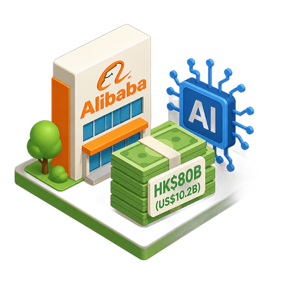 Alibaba prices $10.2 billion share placement for AI buildout