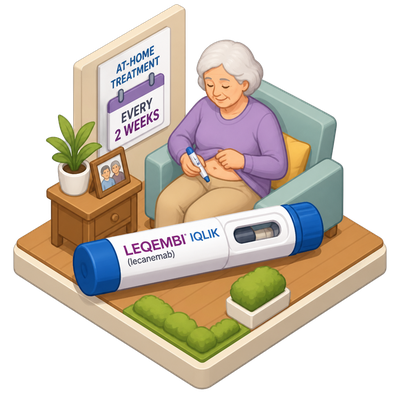 Eisai and Biogen launch Leqembi Iqlik autoinjector for at-home Alzheimer's treatment