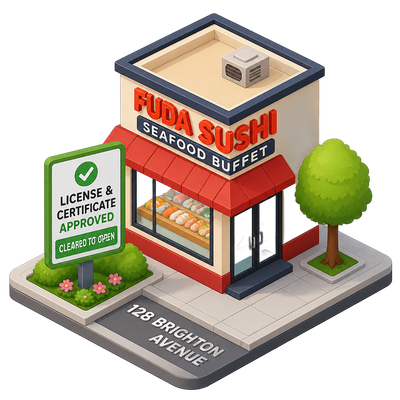 Fuda Sushi Seafood Buffet cleared to open in Boston's Allston