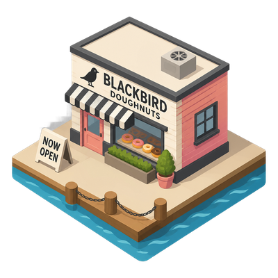 Blackbird Doughnuts cleared to open East Boston waterfront shop