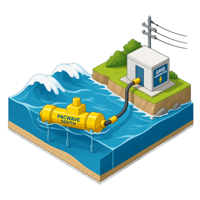 PacWave South opens as first grid-connected wave energy test site in continental US