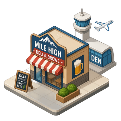 Mile High Deli & Brews cleared to open at Denver International Airport