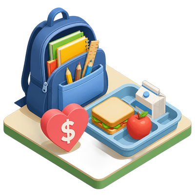 Alexandria school board weighs community donations for backpacks and lunch debt