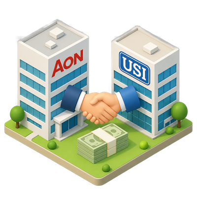 Aon agrees to acquire USI Insurance Services from KKR for $17 billion