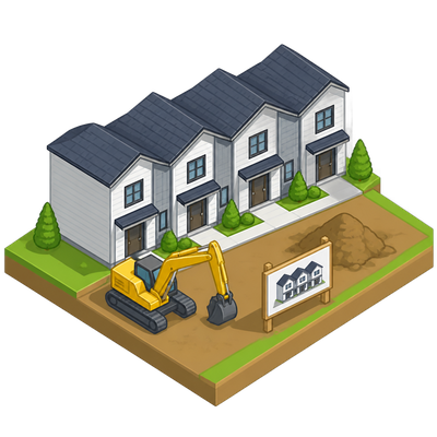 D.R. Horton breaks ground on for-sale townhomes in Sandy