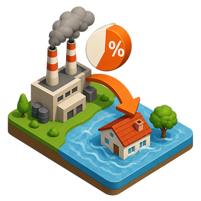 New study traces specific disasters to individual fossil fuel companies' emissions