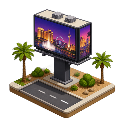 Las Vegas weighs digital conversion of legacy billboard