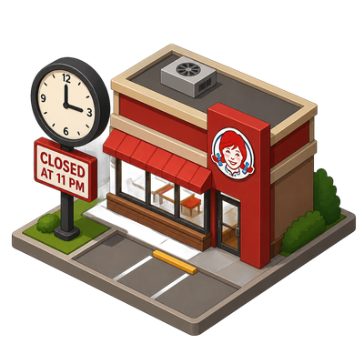 Roslindale Wendy's found violating license for staying open until 3 a.m.