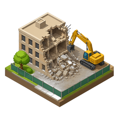 Michigan razes old Grand Rapids veterans home in shift to smaller care model