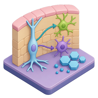 Glucose and neural touch guide the stem cells that build the human brain