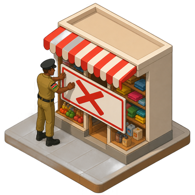 Kenya begins shutting down foreign-owned small retail businesses