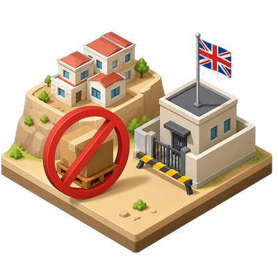UK sanctions Israeli West Bank settlements; Israel closes UK consulate