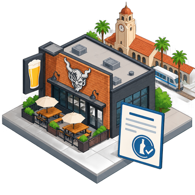 Stone Brewing taproom at 1202 Kettner holds active California liquor license