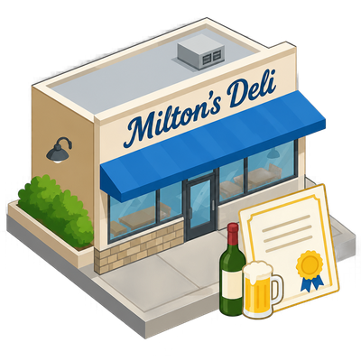 Milton's Deli obtains alcohol license as new owners move to reopen