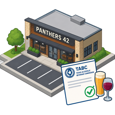 Panthers 42 secures Houston beer-and-wine license