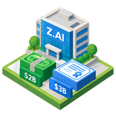 China's Z.AI raises $5 billion in share placement and bond sale