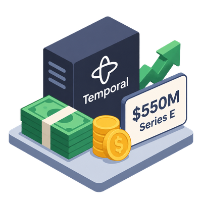 Temporal raises $550M at $12.55B valuation