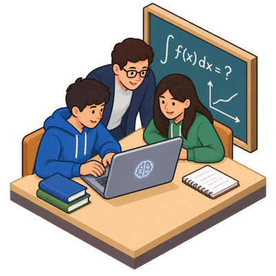 Two high school students crack an open math problem with AI assistance