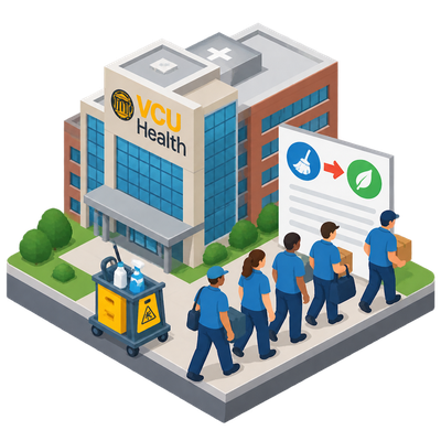 545 VCU Health workers face layoff as hospital switches cleaning contractor