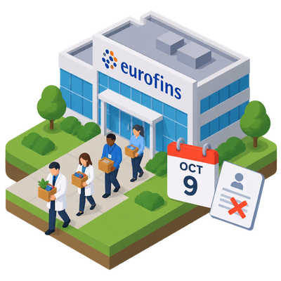 Eurofins to lay off 68 at Richmond lab after contract loss