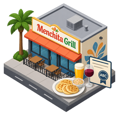 Menchita Grill gets beer-and-wine license at S La Brea Ave location