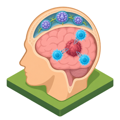 Hidden immune hubs in the skull may fight brain cancer