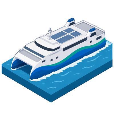 World's largest battery-electric ferry arrives in South America after Pacific crossing