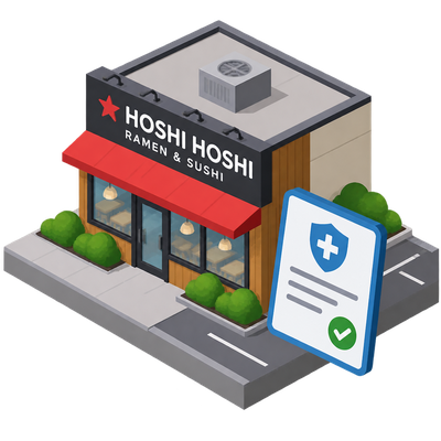 Hoshi Hoshi Ramen & Sushi registers with Salt Lake County health department