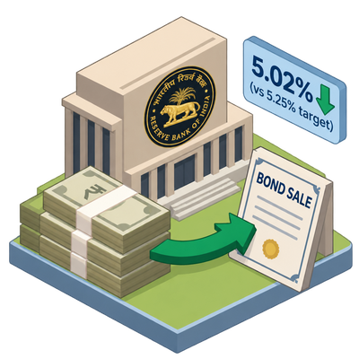 RBI begins first net bond sale in nine years to absorb record bank surplus
