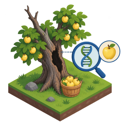 DNA analysis identifies ancient Maine tree as a lost ancestor of American apples