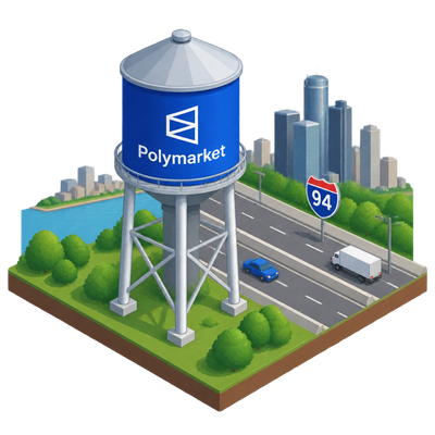 Detroit probes Polymarket water tower as Michigan seeks to block prediction app