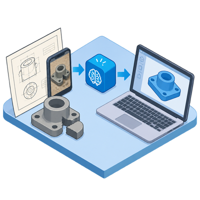 Backflip AI turns 2D drawings and phone photos into editable 3D CAD models