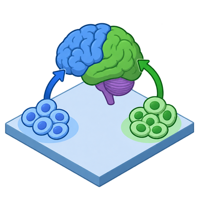 Stanford study finds the brain forms from two separate cell lineages