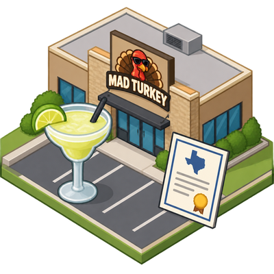Mad Turkey gets Texas mixed beverage license for Dallas location